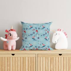 Çocuk Odası Suni Deri Kırlent Kılıfı - KDSCH152