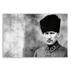 Mustafa Kemal Atatürk Keskin Bakış Portre Tablosu - ATC114