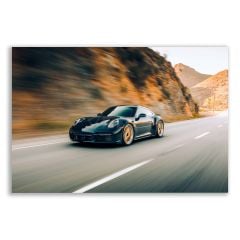 Siyah Porsche 911 Turbo S Araba Tablosu - VHC119