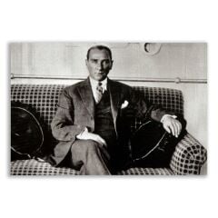 Mustafa Kemal Atatürk Savarona Yatında Portre Tablosu - ATC123