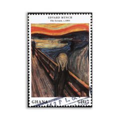 Edvard Munch Çığlık Tablosu - FMS135 EBAT = 80 CM X 125 CM