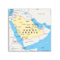 Suudi Arabistan Harita Tablosu - CTY129