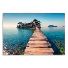 Cameo Adası İskele Deniz Manzara Tablosu  - LSC108