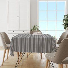 Vientex Çizgili Masa Örtüsü - OKTC107 KARE - 120 Cm x 120 Cm