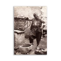 Osmanlı Dönemi Meyve Satan Adam Tablosu - OSM104