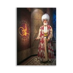 Kanuni Sultan Süleyman'ın Balmumu Heykeli Tablosu - OSM105