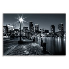 Boston Limanı Siyah Beyaz Tablosu - BLK103