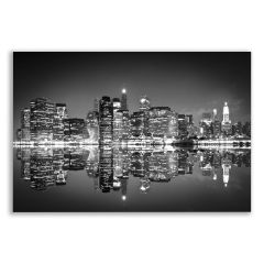 New York  Siyah Beyaz Tablosu - BLK104