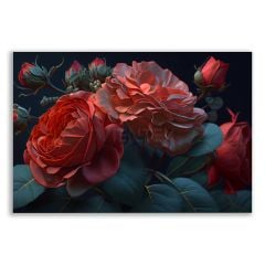 Kırmızı Güller Tablosu - FLR140