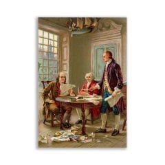 Benjamin Franklin Bağımsızlık Bildirgesi'nin Yazılması Tablosu - FMS101