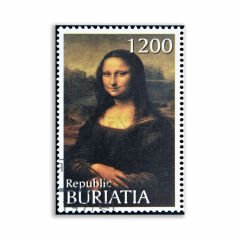 Leonardo Da Vinci  Mona Lisa Tablosu - FMS108 EBAT = 70 CM X 100 CM