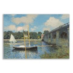 Claude Monet  Argenteuil Köprüsü Tablosu - FMS113