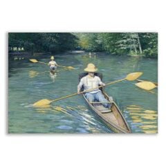 Gustave Caillebotte Yerres'teki Kayıklar Tablosu - FMS114