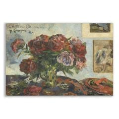 Paul Gauguin Şakayık İle Natürmort Tablosu - FMS115