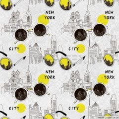 New York Desenli Döşemelik Suni Deri - NYC105