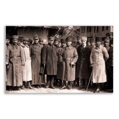 Mustafa Kemal Atatürk Ve Rus Heyeti Portre Tablosu - ATC105